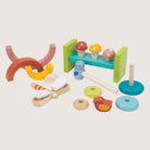Four developmental toddler toys from Mentari for 18-24 month milestones