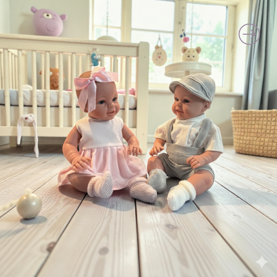 European-crafted Bebenita dolls with 1-year warranty for nurturing pretend play
