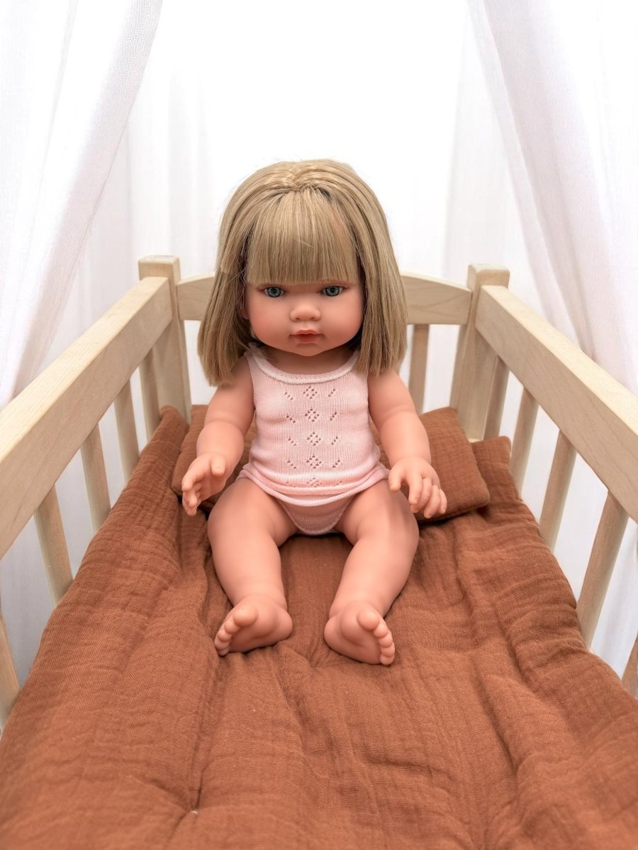 Adelaide doll's premium features showcasing European craftsmanship