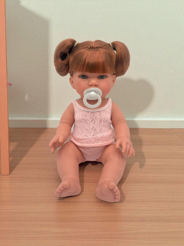Sydney red hair blue eyes fully clothed baby girl doll