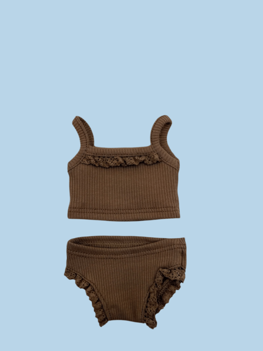 Baby doll swimwear with sun protection features