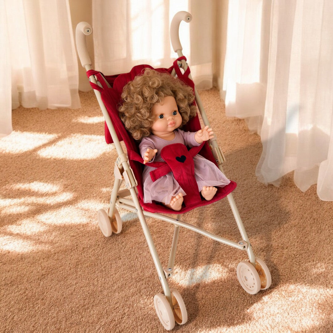 Corduroy Red Stroller Playroom