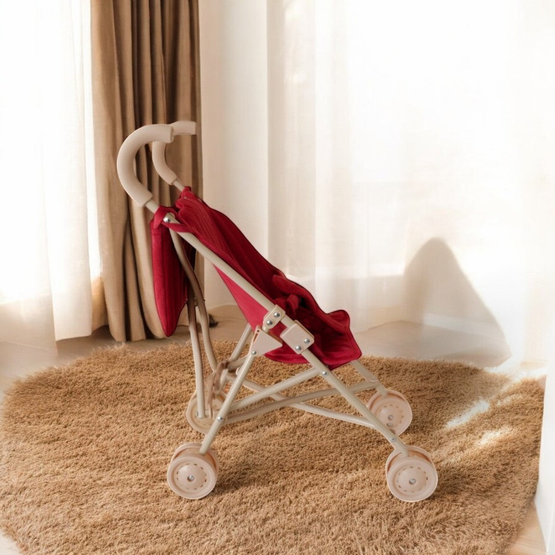 Corduroy Red Stroller Playroom