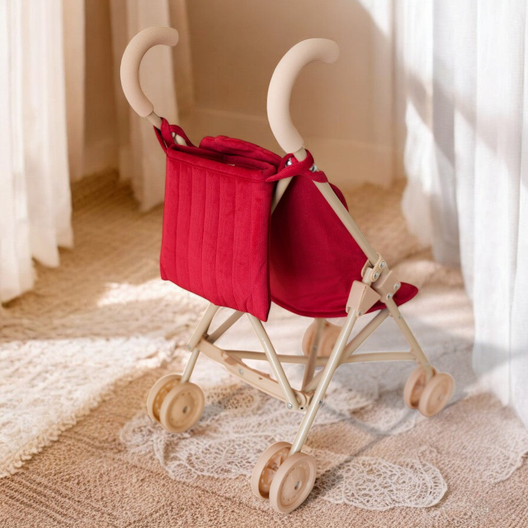 Corduroy Red Stroller Playroom