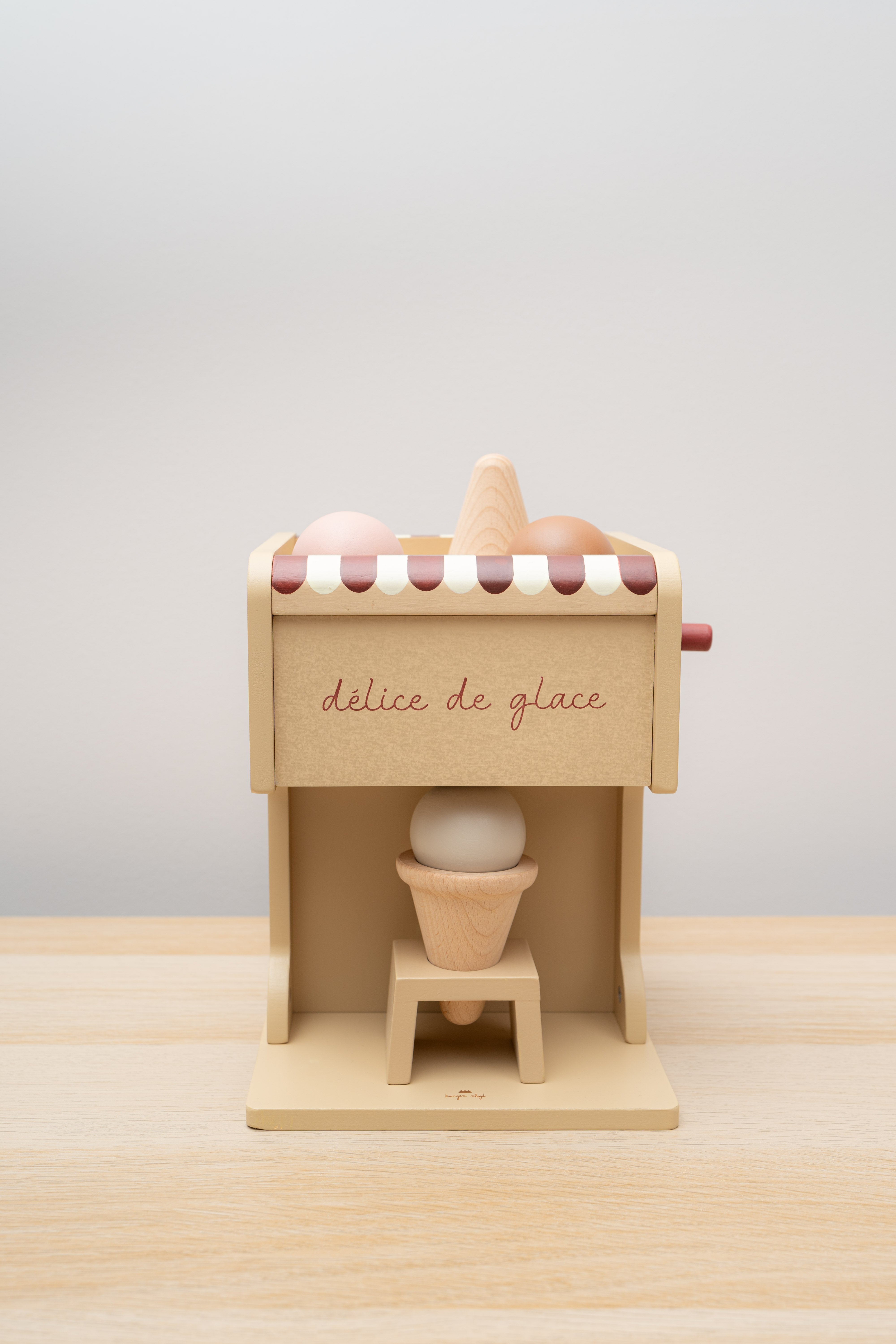 Wooden Toy Ice Cream Maker Playroom Collective