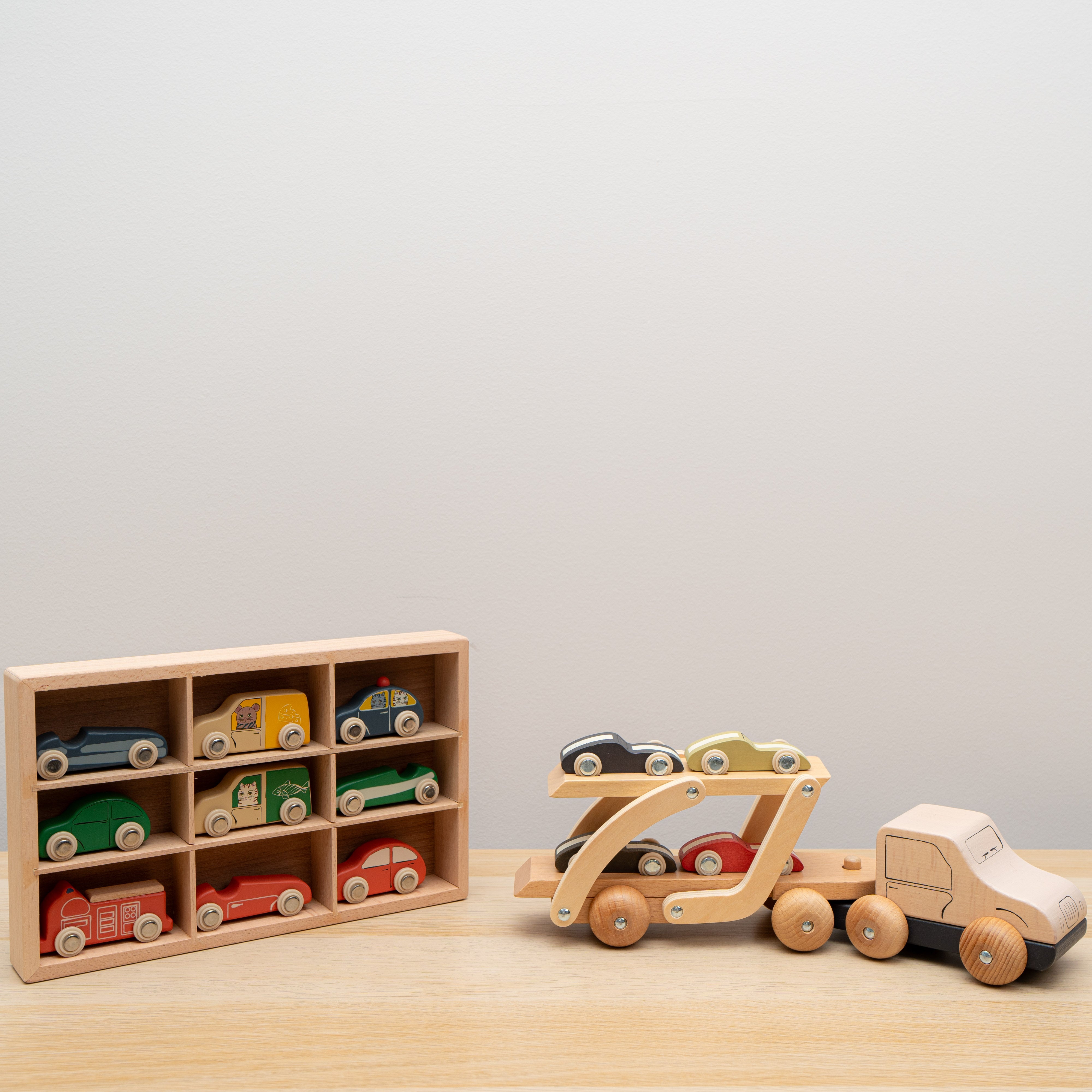 Konges Sloejd | Wooden Mini Car Play Set