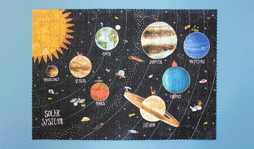 Discover the planets GIF