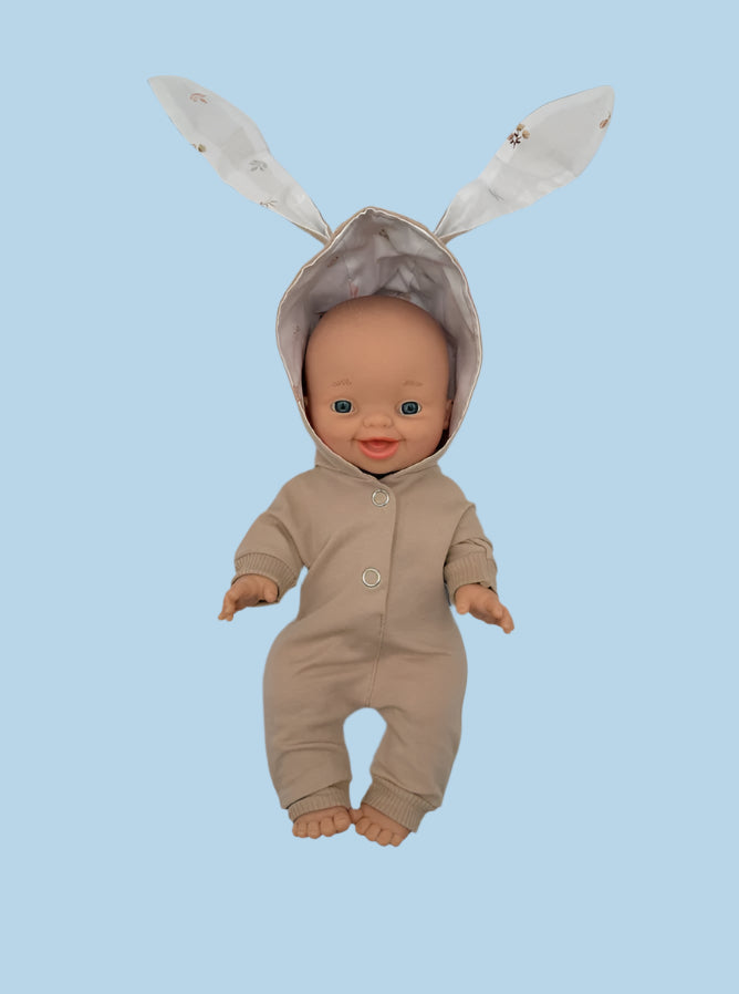 Gender-neutral baby dolls clothes selection
