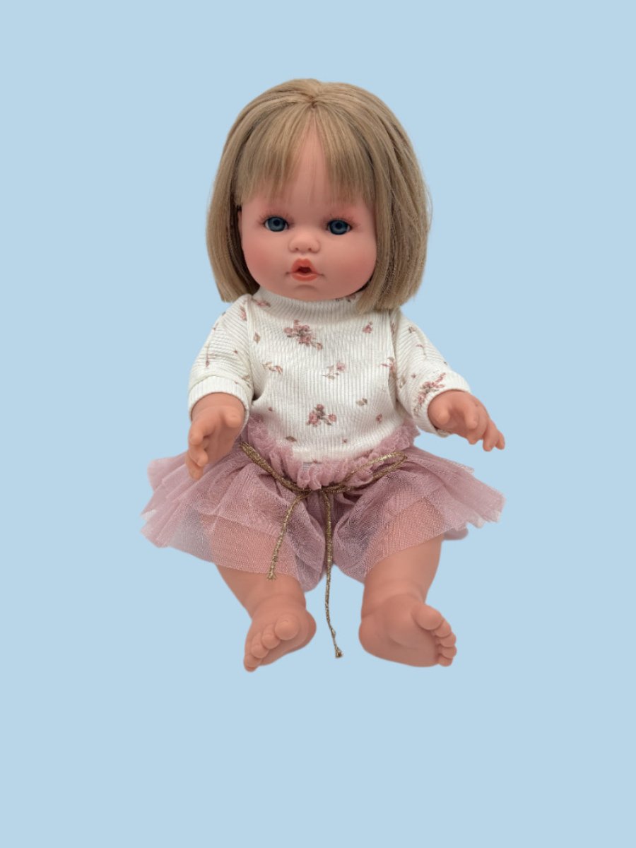 Pretend play doll outfit meadow mist sweatshirt ribbed neckline