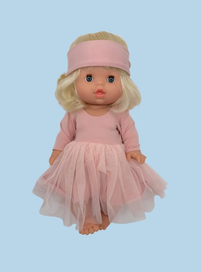 Blush Pink Tutu Dress Set | Doll Ballet Outfit | OEKO-TEX Blush Pink Tutu Dress Set | Doll Ballet Outfit | OEKO-TEX