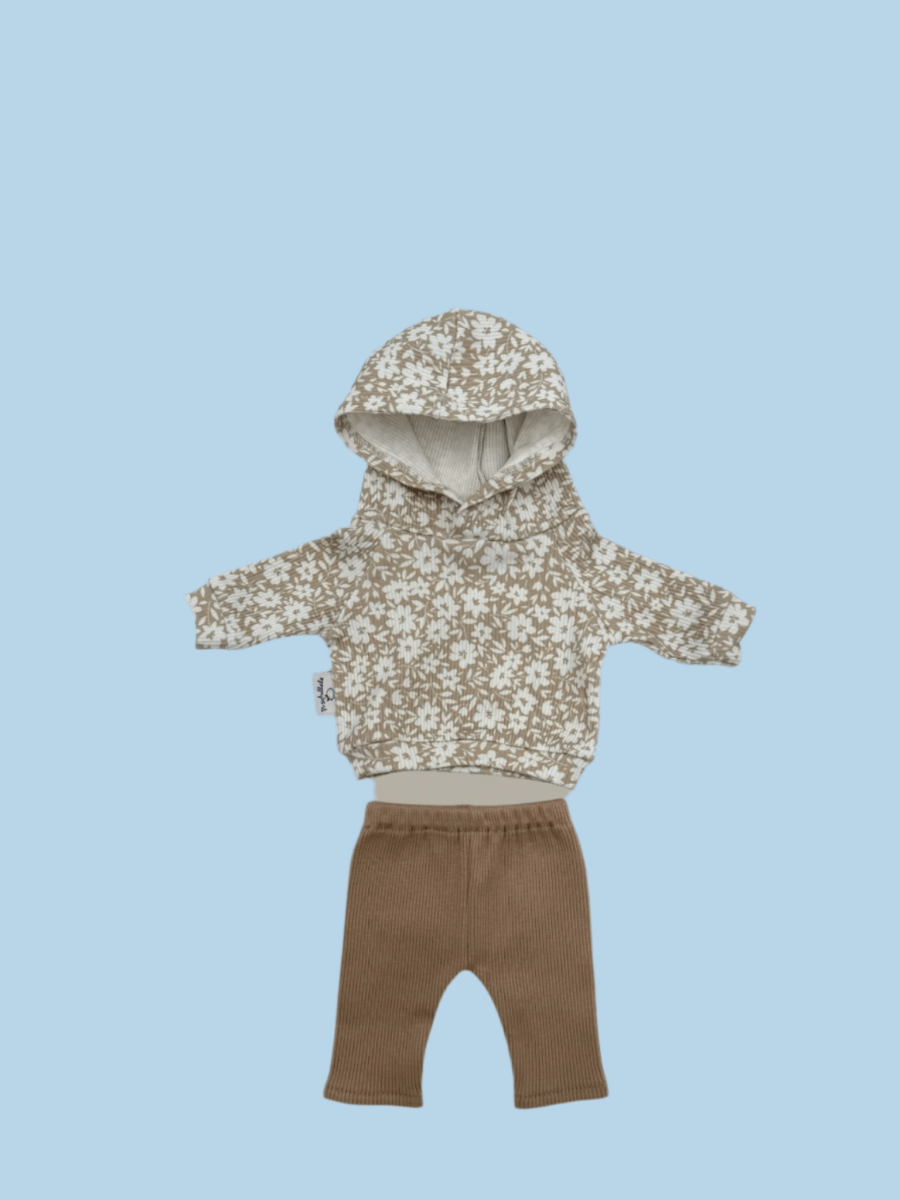 Satin doll clothes with elegant drape