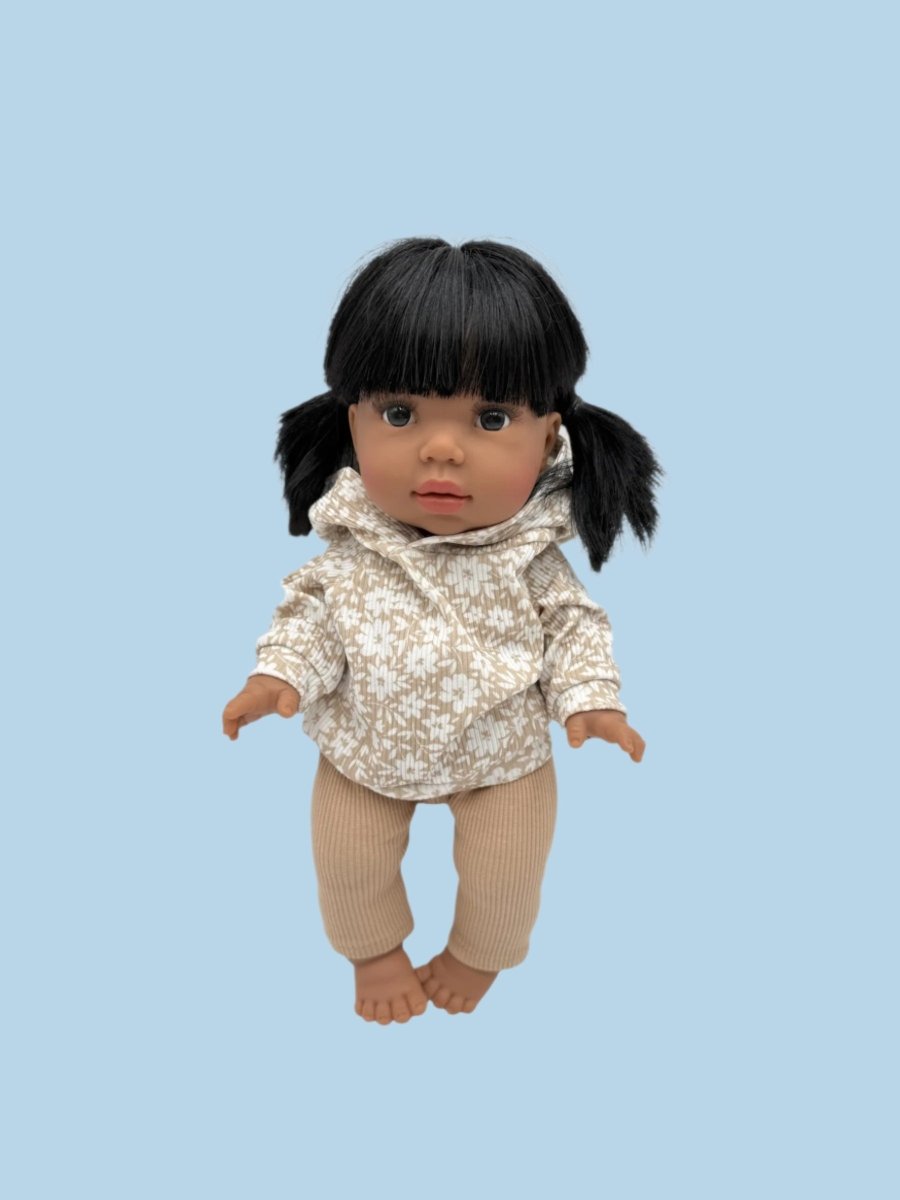 Moroccan-inspired baby doll outfits with ornate details