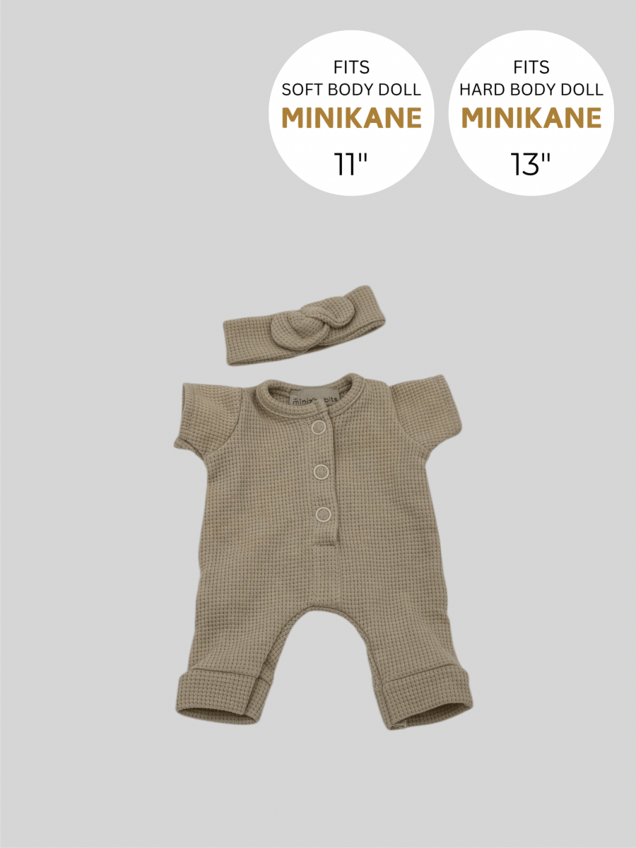 Honeycomb Jumpsuit - Ecru