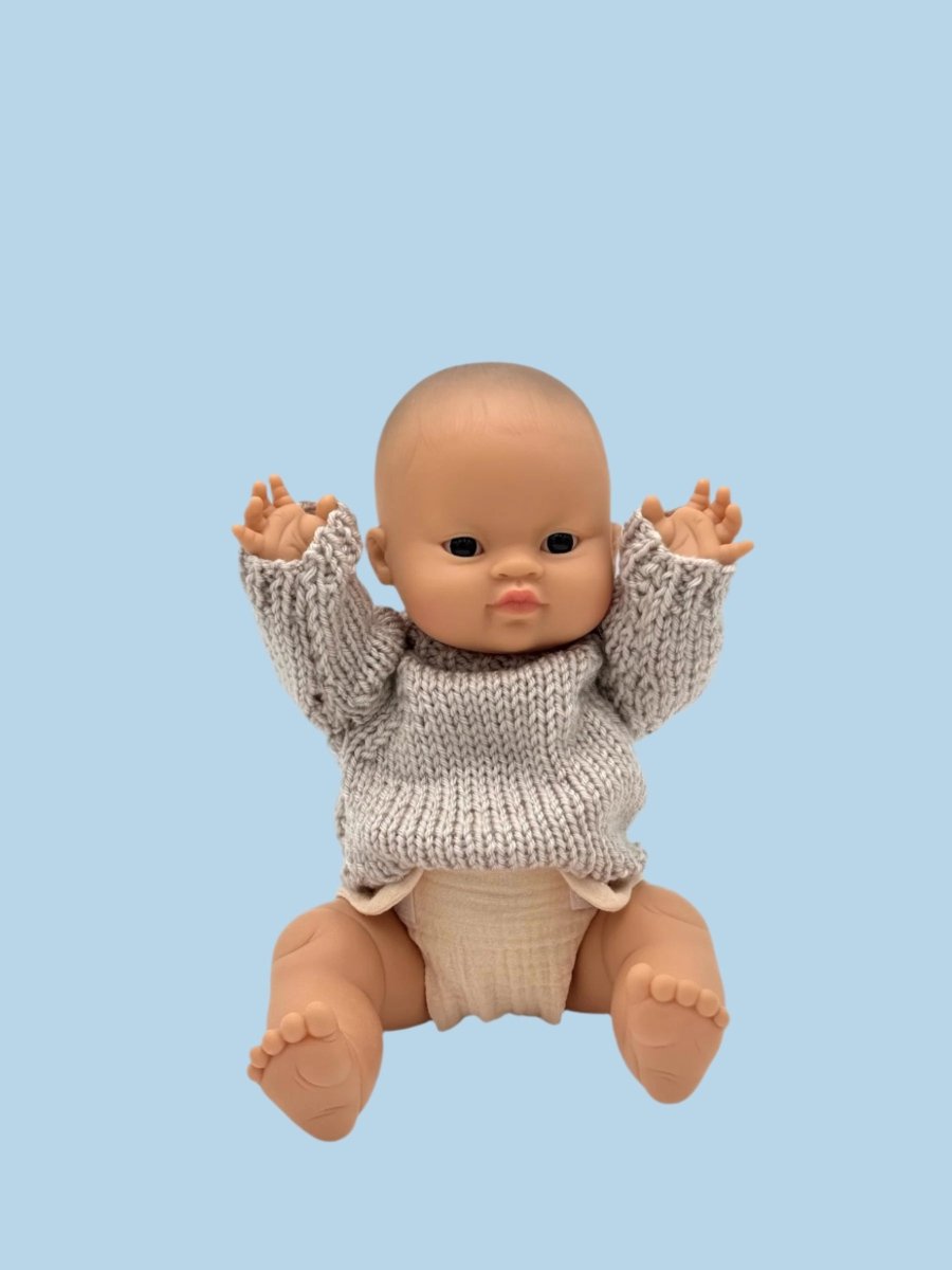 Handcrafted doll outfits with reinforced seams