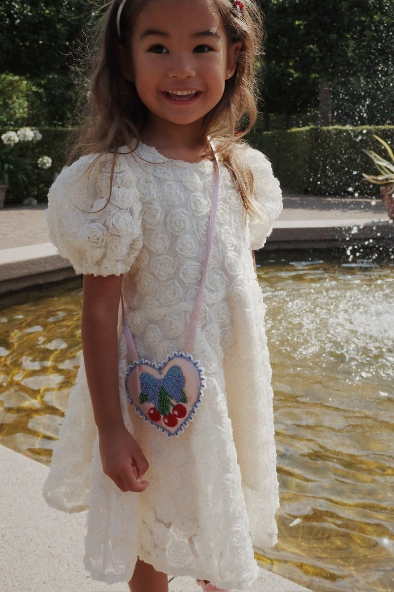 white outdoor dress for little girls
