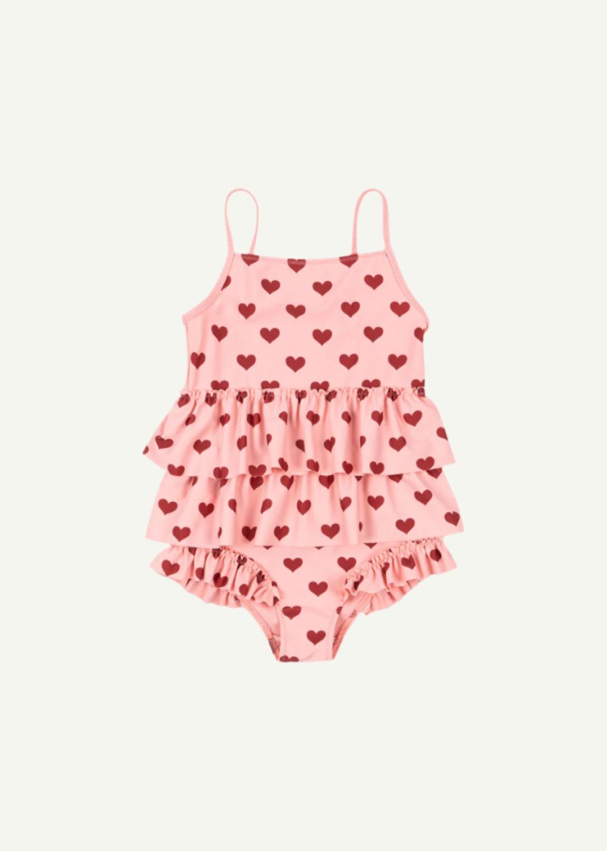 heart design swimsuit