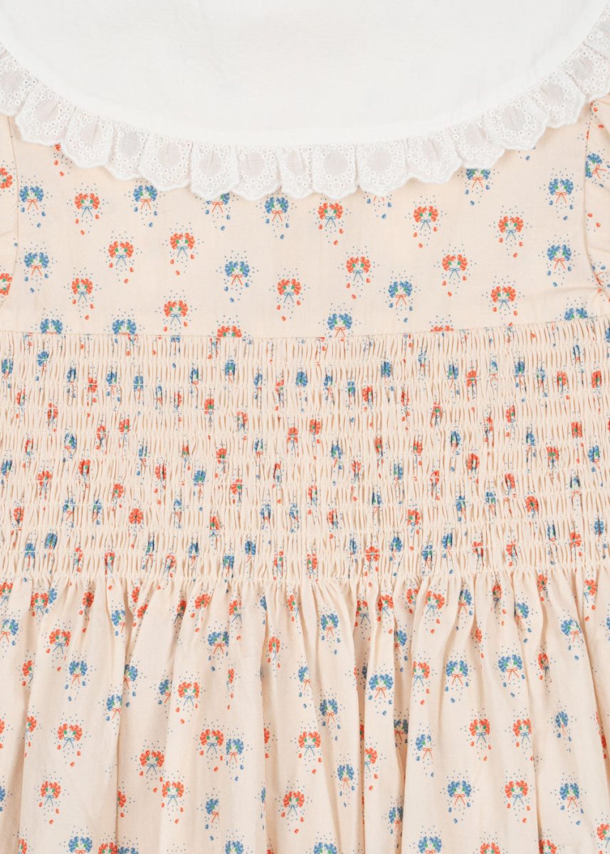 Traditional kids dresses for girls with smocking detail