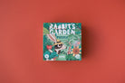 Box of 'Rabbit's Garden' puzzle on a red background