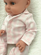 Petite Plume Pink Gingham Doll 