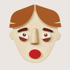 Close-up of PlanToys Build a Face two-sided components with different emotions