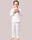 Kid's Twill Pajama Set in Birthday Wishes