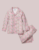 Kid's Twill Pajama Set in Fleurs de Rose