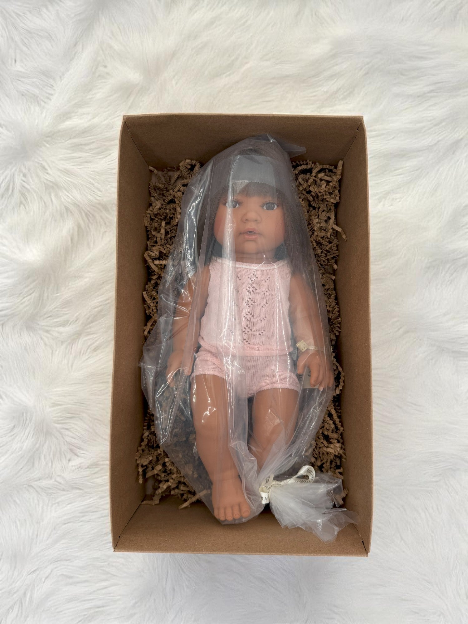 Baby dolls for toddlers Savannah with diverse skin tone and straight hair for meaningful pretend play