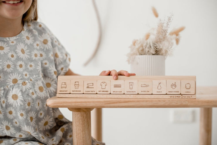 Premium Wooden Magnetic Daily Routine Board for Kids | More ...