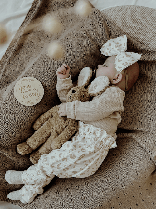 Sustainable heirloom-quality beige rabbit toy from Senger Naturwelt collection