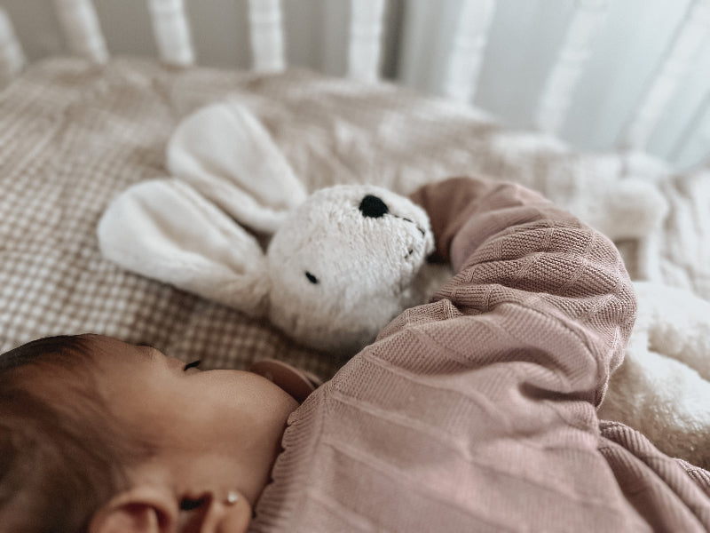 Eco-conscious Senger Naturwelt white rabbit with expert hand-stitched construction