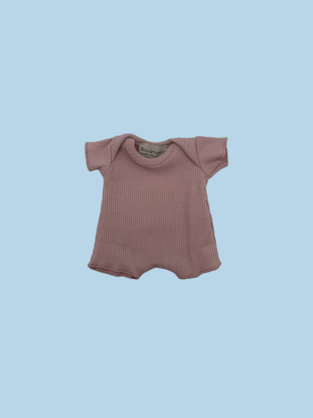 Cotton doll romper orchid pink one-piece 11 inch universal fit soft body dolls
