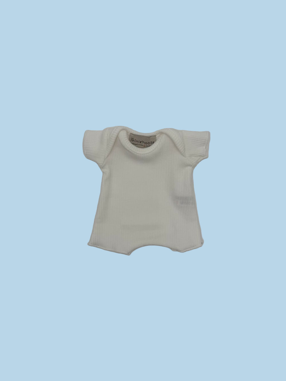 Cotton doll romper white one-piece 11 inch universal fit soft body dolls