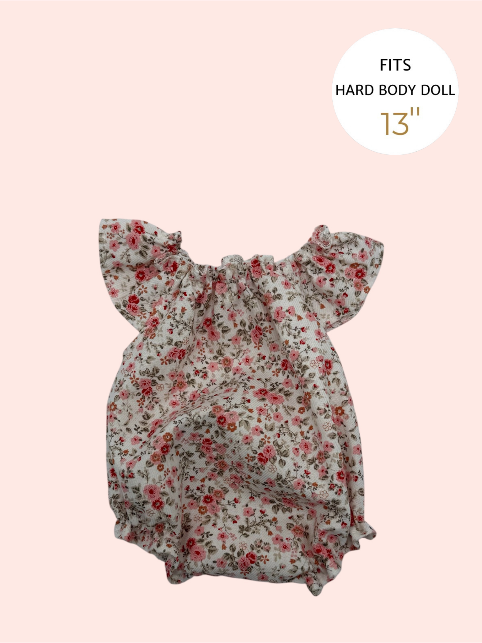 Sweet Petals Doll Romper