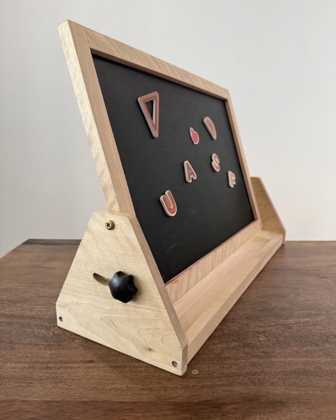 Tabletop Easel Blackboard Side