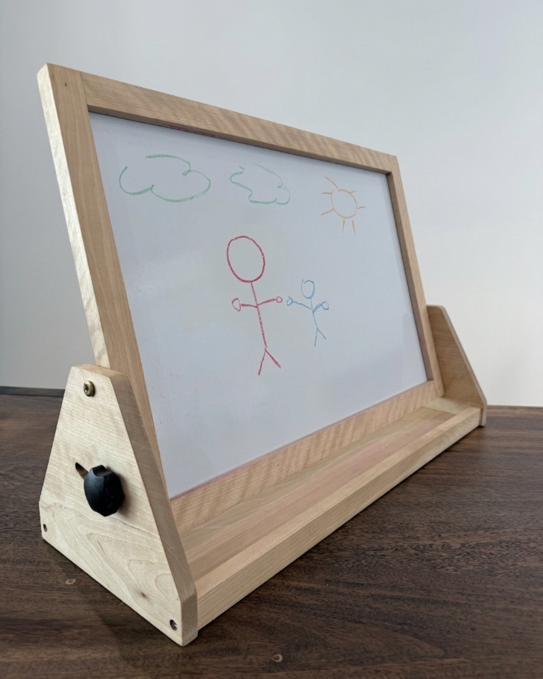 Tabletop Easel Whiteboard Side