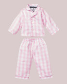 Twill Doll Pajamas in Pink Gingham