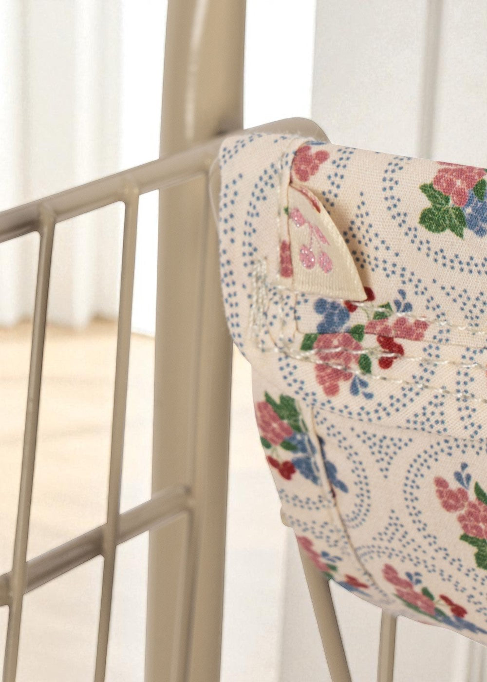 European-style play shopping cart in Verona Blues coordinating with doll accessories collection