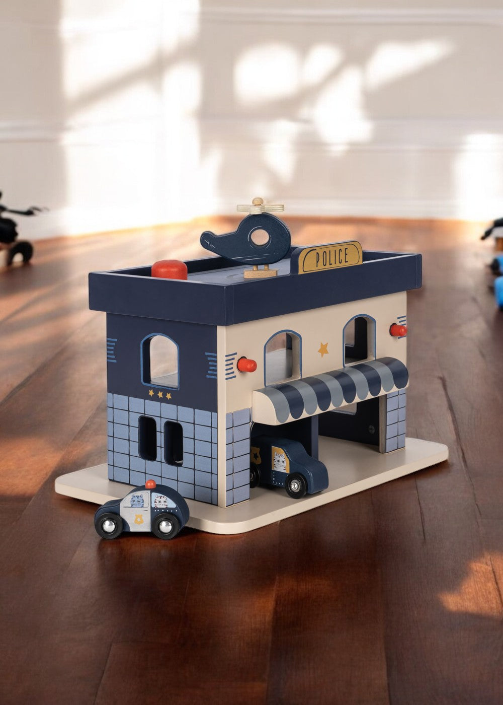 Wooden Police Station Playroom