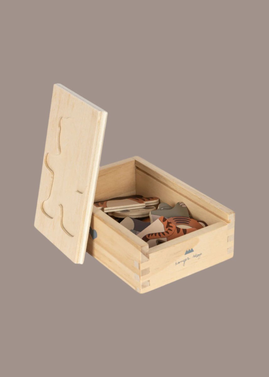 Wooden Teddy Dress Up Animals