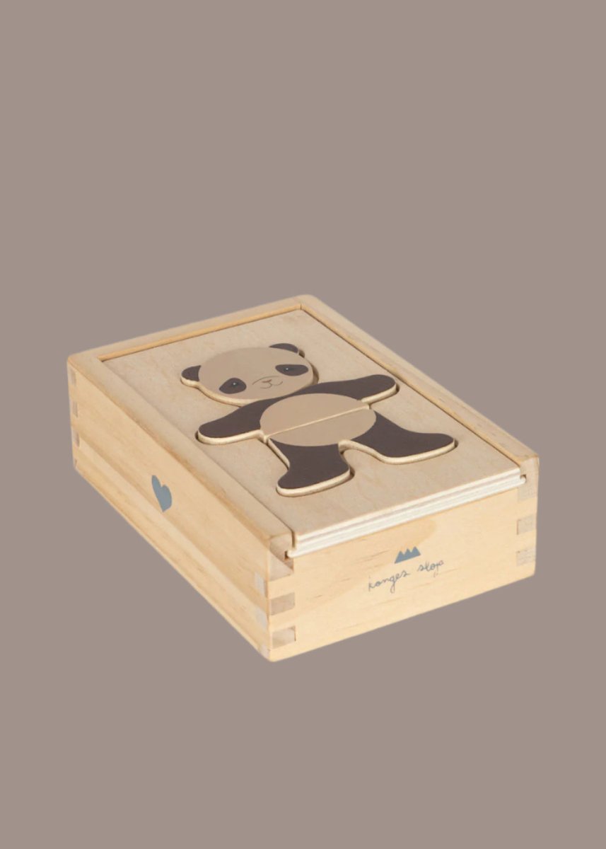 Wooden Teddy Dress Up Animals