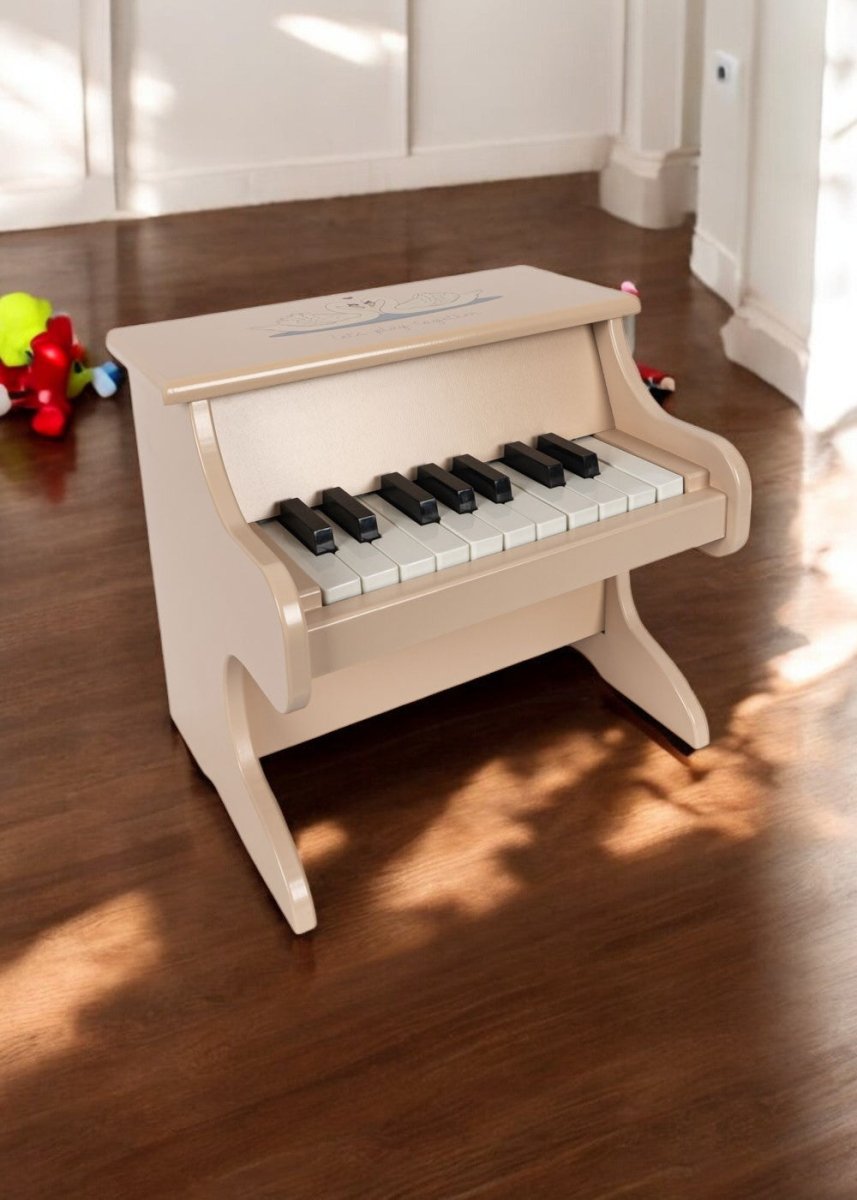 Wooden Toy Piano - Swan