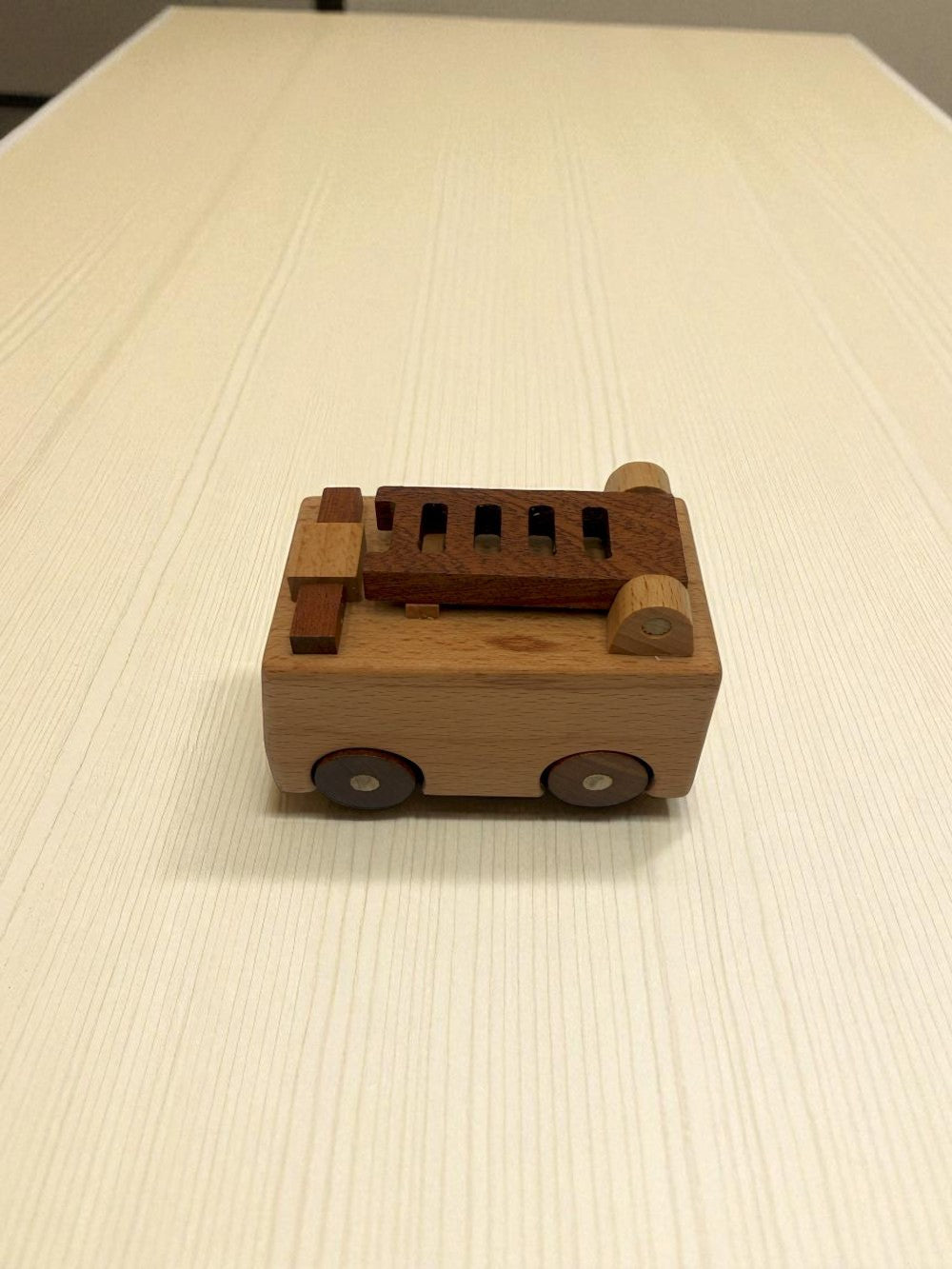 Complete wooden toy vehicle set emergency community helpers beech wood ASTM certified ages 3+