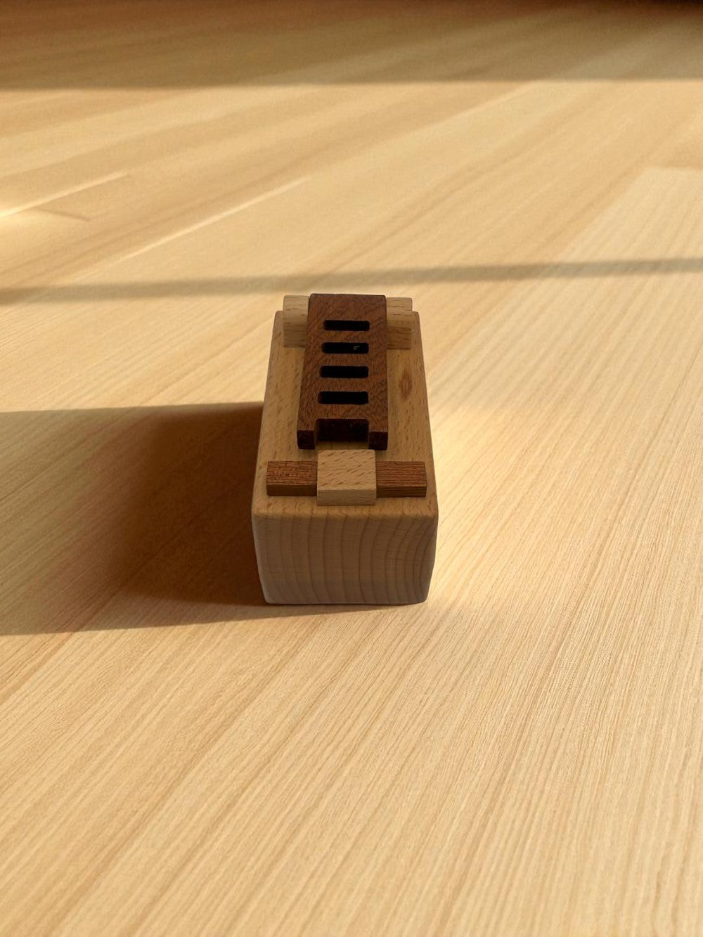 Solid wood vehicle collection four emergency vehicles ambulance police fire excavator natural finish