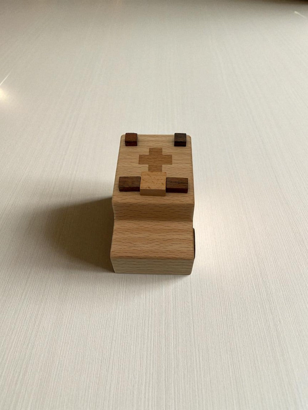 Wooden emergency vehicle toy set beech wood construction smooth rolling wheels imaginative play