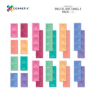 Connetix Tiles PASTEL 24 Piece Rectangle Pack