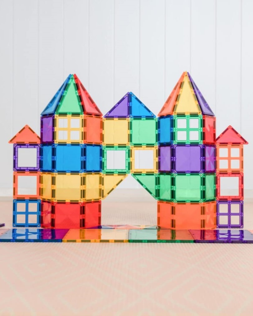 Connetix Tiles RAINBOW 60 Piece Starter Pack Playroom Collective