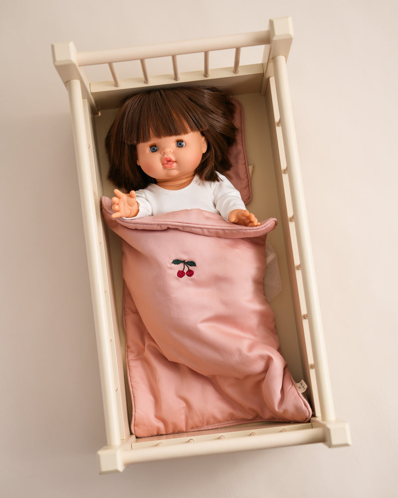 Doll Bedding Set - Mahogany Rose