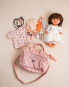 Doll Diaper Bag - Mahogany Rose