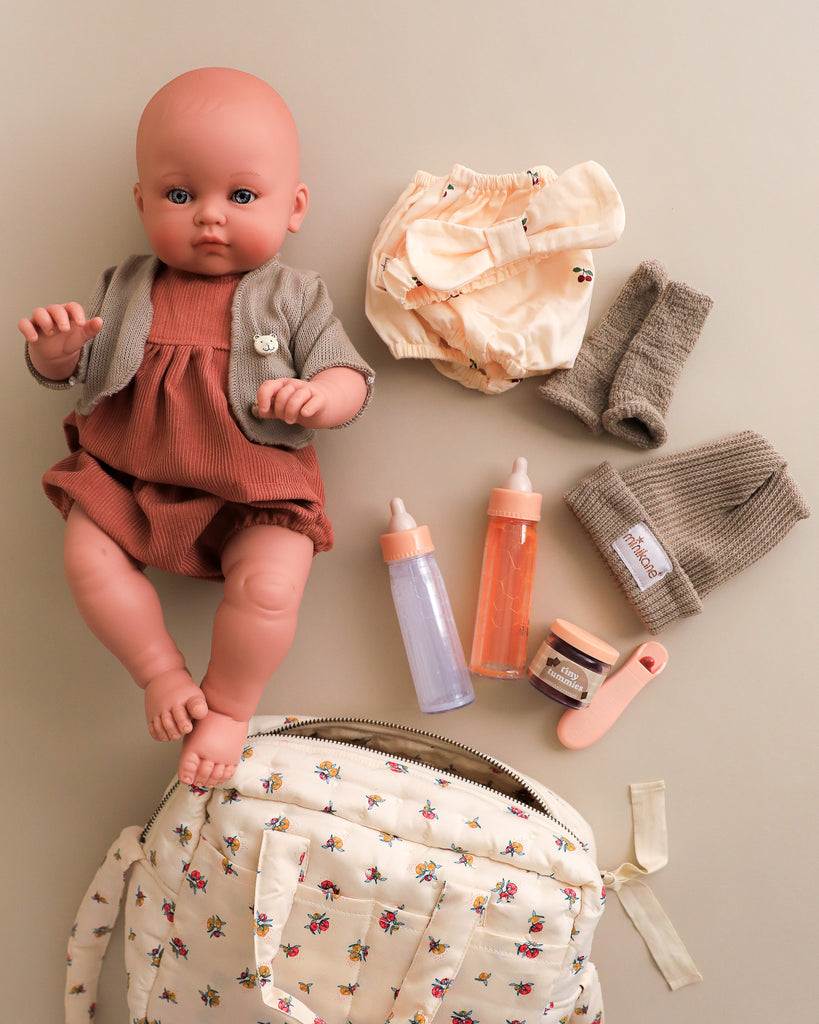 doll bag, doll diaper bag, doll diapers, doll accessories