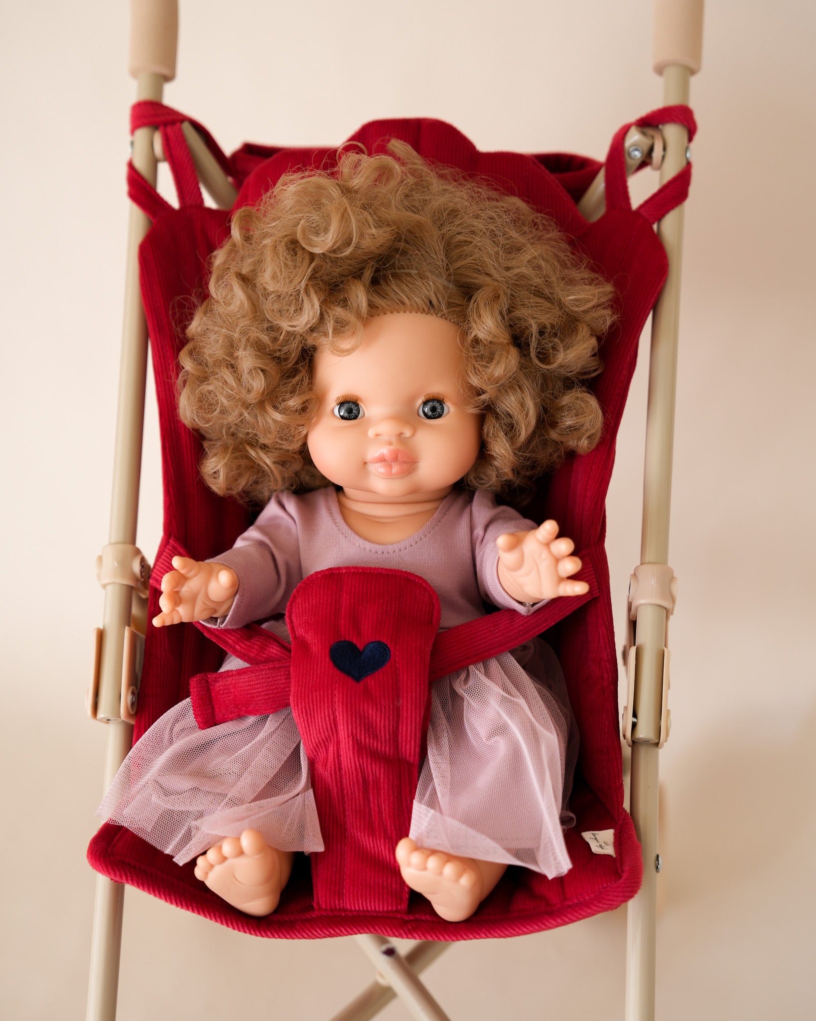 Red dolls pram online